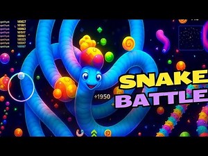 Snake Battle Gameplay 🐍 | Worm Snake Game Epic Fight 💥 | Longest Snake Win