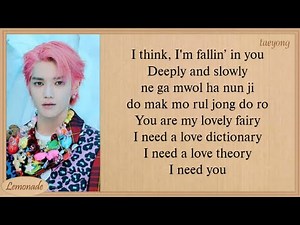 NCT Taeyong Love Theory (Feat. Wonstein) Easy Lyrics