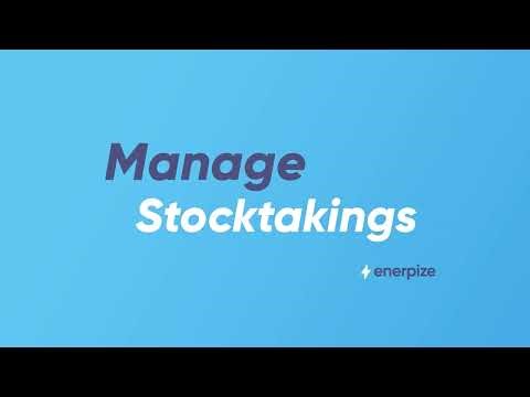 How to Manage Stocktaking Inventory in Enerpize