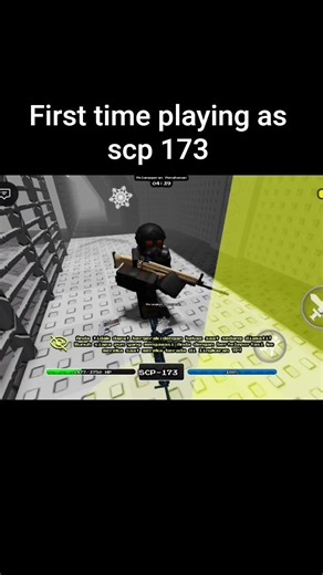 scp 173 (scp retrobreach Roblox) #scp#roblox#shorts