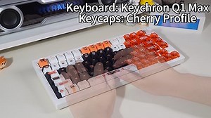 Watch Keychron Q1Max Kit Install Holy Panda Typing Test on Amazon Live