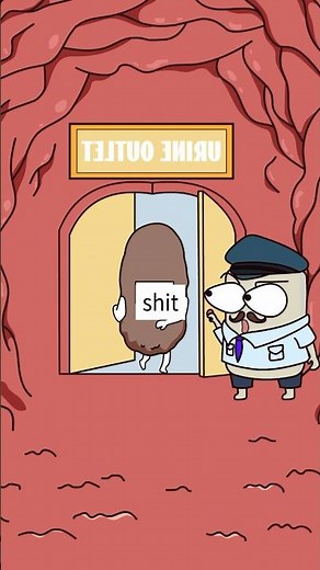 Embarrassing moments when you have diarrhea#animation #funny #shorts