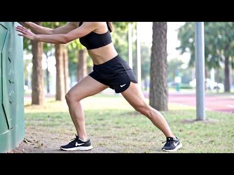 Dynamic Calf Stretch Exercise Tutorial | StrongChronoTimer Fitness App