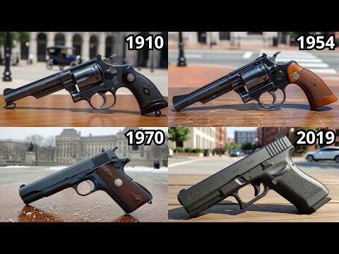 🔫 Evolution of the U.S. Presidential Security Handguns — from 1901 to the Present Day