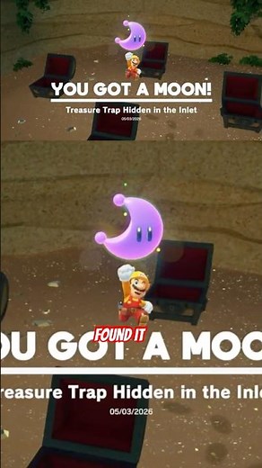 I Found This Hidden Treasure Moon 😳🌊 | Mario Odyssey