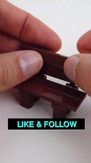 10-Piece Park Bench LEGO Tutorial!