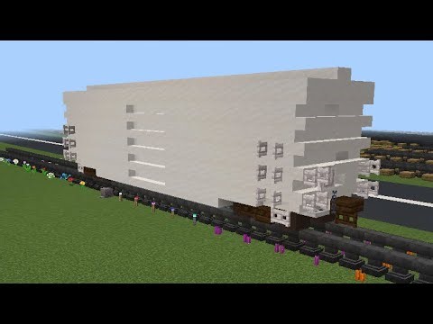 Minecraft Boxcar Rail Car Tutorial