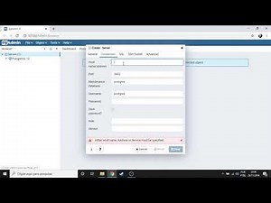 CONFIGURAÇÃO DE COMO ACESSAR E CRIAR UM SERVER - PostgreSQL