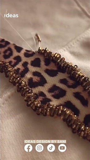 "Stylish DIY Shirt Makeover | Tiger Print Fabric Hand Stitch"#diy #sewingpatterns #feshiongirl#style
