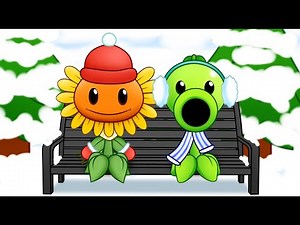 Snow Play - Sunflower and Peashooter