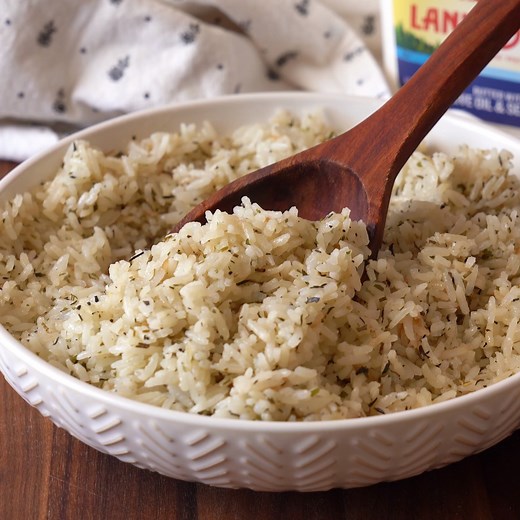 118K views · 215 reactions | This fluffy Garlic Herb Rice Pilaf Recipe is buttery and delicious thanks to Land O'Lakes Butter with Olive Oil & Sea Salt! FULL RECIPE HERE: https://iwashyoudry.com/garlic-herb-rice-pilaf-recipe/ | I Wash... You Dry | Facebook