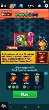 PvZ Heroes | Daily Challenges | Sneak Peek | 7/12/2025 #pvz #shorts #dailychallenge #pvzheroes
