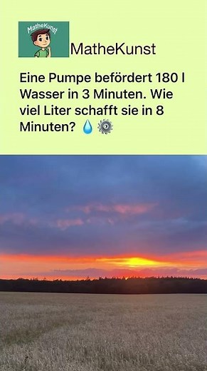 Volumen Zeit und direkte Proportionalität #mathematik