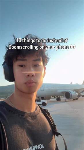 Kai Lin on Instagram: "1. Sit in silence for 2 minutes and actually hear your own thoughts instead of drowning them out. 2. Write down one thing you’re proud of today - even if it’s tiny. 3. Take a 5-minute walk with no headphones and notice one thing you’ve never seen on your street. 4. Read one page of a book - not 20, not a chapter… just one page. 5. Message someone you care about with something real, not just “wyd.” 6. Do 10 slow breaths and watch how different your body feels after. 7. Writ