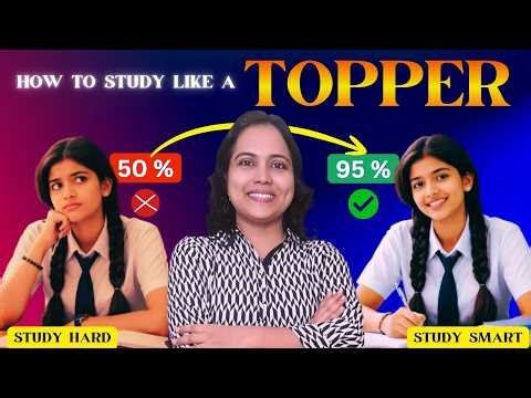 How TOPPERS Study Before Exams (SECRET Revealed!) | Toppers Don’t Study Hard…They Study SMART