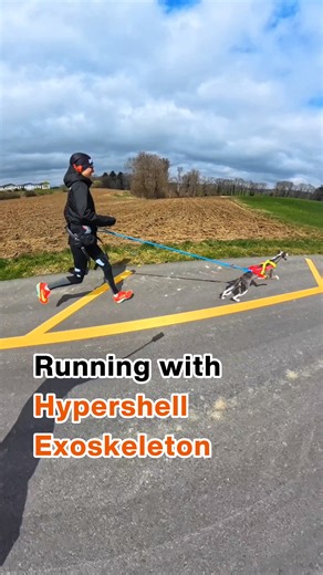 Hypershell | 🏃Running with Hypershell With her guide dog Charlie by her side, athlete Amanda glides effortlessly—powered by Hypershell. Run like the... | Instagram