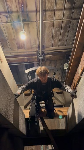 Darkness, Creepyworld, & Lemp on Instagram: "The darkness just added a fly rig scare testing all day. This is going to be awesome we can’t wait until Halloween 2024 #flying #flyingrig #hauntedhouse #stl #missouri #specialfx"