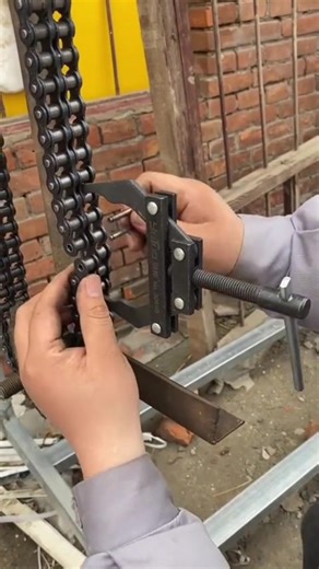GSlack chains causing headaches? 🔧 This Roller Chain Puller tightens securely, fits #25-#60 chains, and works seamlessly for farms, garages, and workshops—no extra effort, just results! #RollerChainPuller #ChainTensionSolution #DIYMechanic
