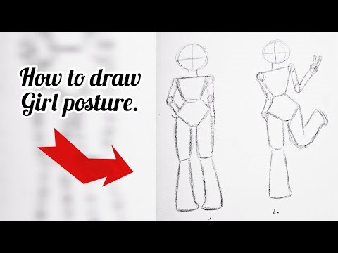 How to draw anime girl proportions |Tutorial| #drawing #artdrawing