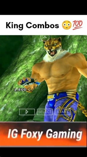 Tekken 6 King Brutal Combo 😱 | PSP Fighting Short #igfoxygaming #tekken6 #shortvideo #shorts #short