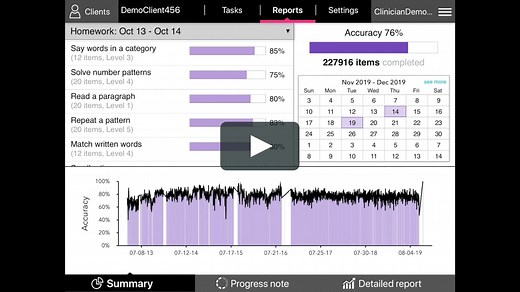 Constant Therapy Clinician Overview