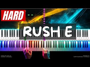 Rush E On Piano | Hard Challenging Piano Tutorial - Learn Piano