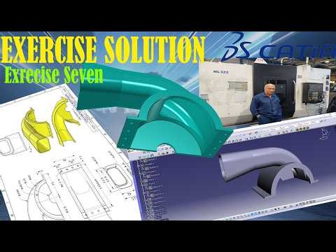 CATIA V5 Tutorial | Multi-Section, Rib, Slot & Shell Tools | Advanced Part Design Project