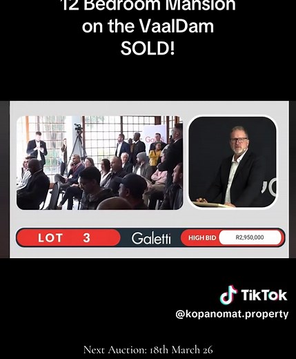 Stunning 12 Bedroom Mansion on the VaalDam SOLD!