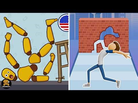 What Happens When You Play Kick & Break Ragdoll Games Vs Through The Wall?