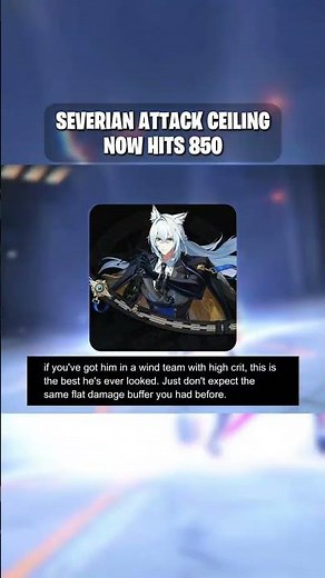 ZZZ 3.3 Beta: Severian's New Crit Build Hits 850 ATK #zenlesszonezero #zzzleaks #shorts