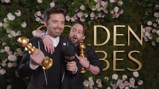 156K views · 4K reactions | Watch to hear Sebastian Stan talk about his first #GoldenGlobes win... and catch a surprise cameo.  | Golden Globes | Facebook