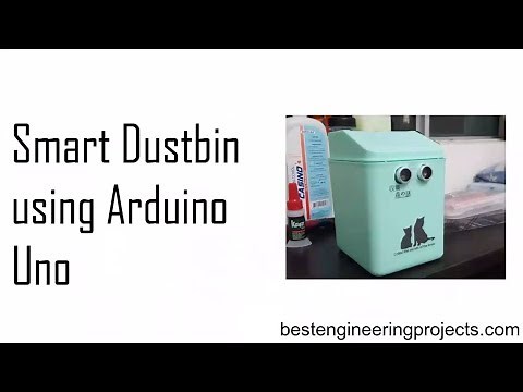 smart dustbin using arduino uno