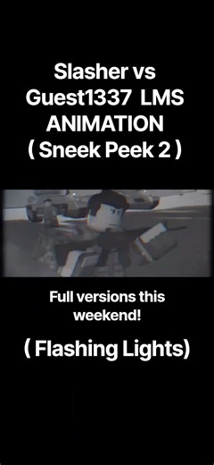 Forsaken - Survival of the Fittest Animation - Guest1337 vs Slasher #forsaken #forsakenanimation