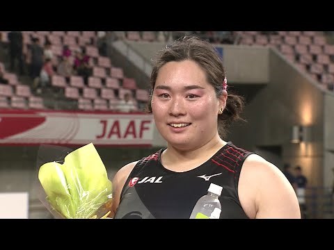 【第108回日本選手権】女子 やり投 決勝1位 ●北口 榛花●