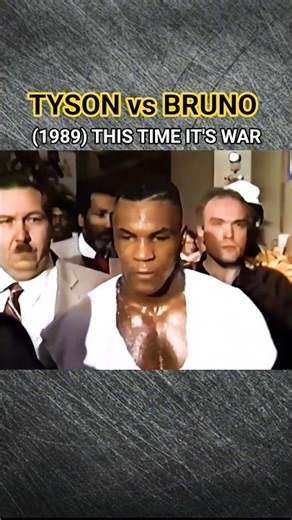 Tyson vs Bruno: the time it's war, part 1 #boxinghistory #miketyson