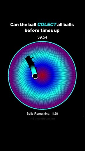 Satisfying Bouncing Ball Animation in Python