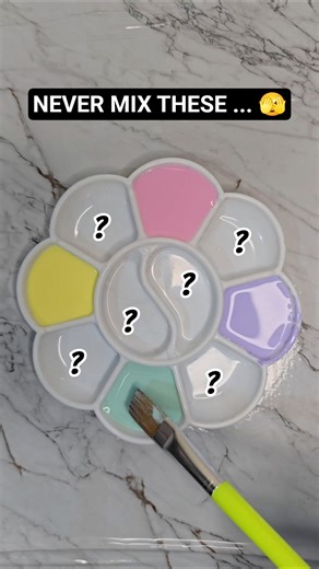 Color Mixing Pastel Colors | #2 🎨 #colors #colormixing #art #artist #relaxing #satisfying #acrylic