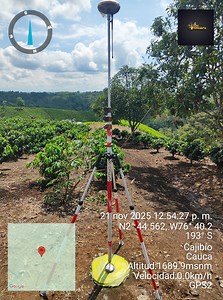 Probando señal GNSS en linderos #topografia #gnss #survey #linderos #medicion | Topo topografía