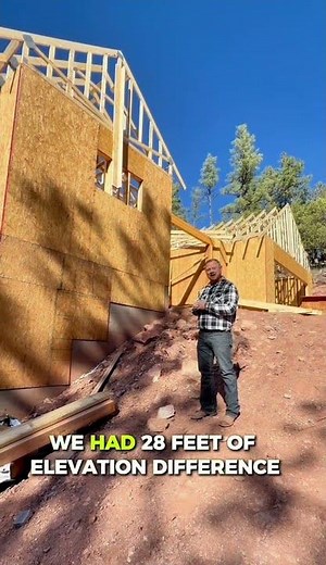 How We Built on a 28-Foot Slope in Payson, AZ