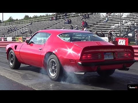 Rare Super Duty 455 Trans Am - 1974 Trans Am SD455 - 1/4 mile Drag Race Video - Road Test TV ®