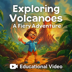 Exploring Volcanoes A Fiery Adventure- Earth science video