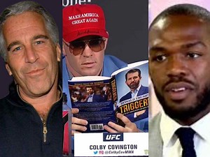 Colby Covington questions Jon Jones for being on Jeffrey Epstein's island