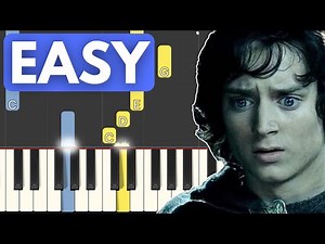 The Lord of the Rings - Concerning Hobbits Piano Tutorial (Easy Version)