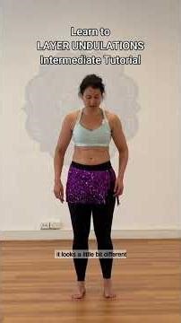 Layered UNDULATIONS | Intermediate Turorial Step-by-Step #bellydancetutorial #bellydance