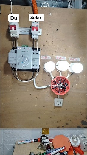 10K views · 136 reactions | Automatic transfer switch #rarysolarpanelsetup #fbreelsfyp #fblifestyle #fbreels #lifestyle | Electrical Video Tutorial | Facebook
