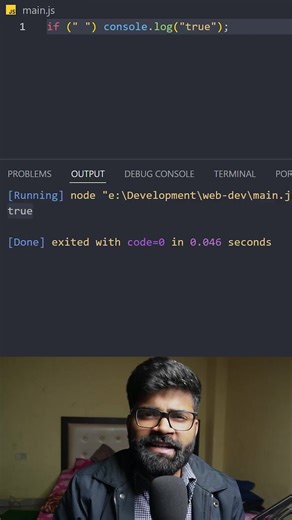 ✅ truthy and falsy values explained in javascript 🔥 | Specsy Coder