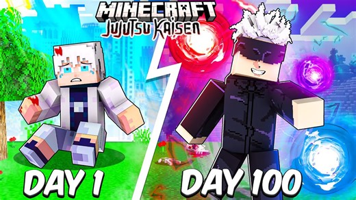 I Survived 100 Days as Gojo in Jujutsu Kaisen Minecraft… Here’s What Happened - Jujutsu Kaisen Mania Hangout