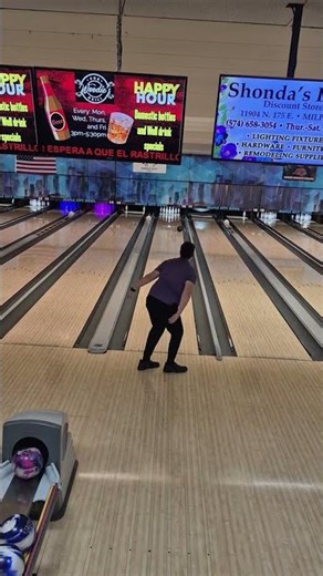 Bowling on the Boilermaker Saturday pattern. !Q Tour Solid + Tour Dynami-X