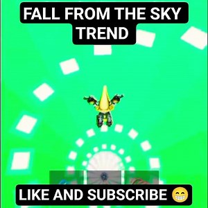 GAMING VIDEO ROBLOX #FALL FROM THE SKY TREND | #shorts #gaming #roblox