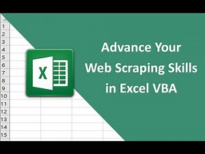 #29 How to Advance Your Web Scraping Skills in VBA Tackling Diverse Web Elements & CSS Selectors